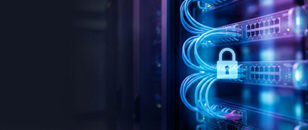 The Network Nobody Sees Doing Its Job: Why VLAN Segmentation Is Your Building's Invisible Amenity 3 Fiber internet security in an apartment complex with network segmentation protecting resident devices from neighboring units.