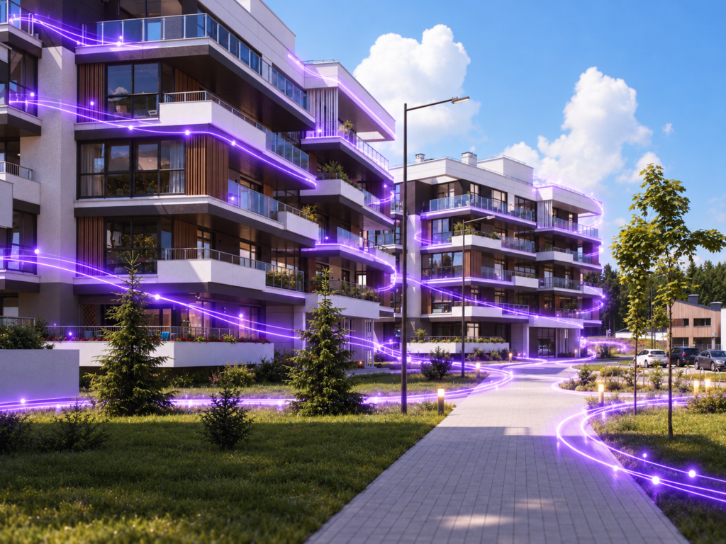The Cable Running Your Building Is Older Than Your Lease: Why Backbone Infrastructure Decides Your WiFi Quality 3 XGS-PON multifamily internet running on a fiber-optic backbone designed for high-capacity apartment connectivity.